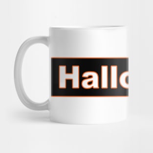 Halloween orange Mug